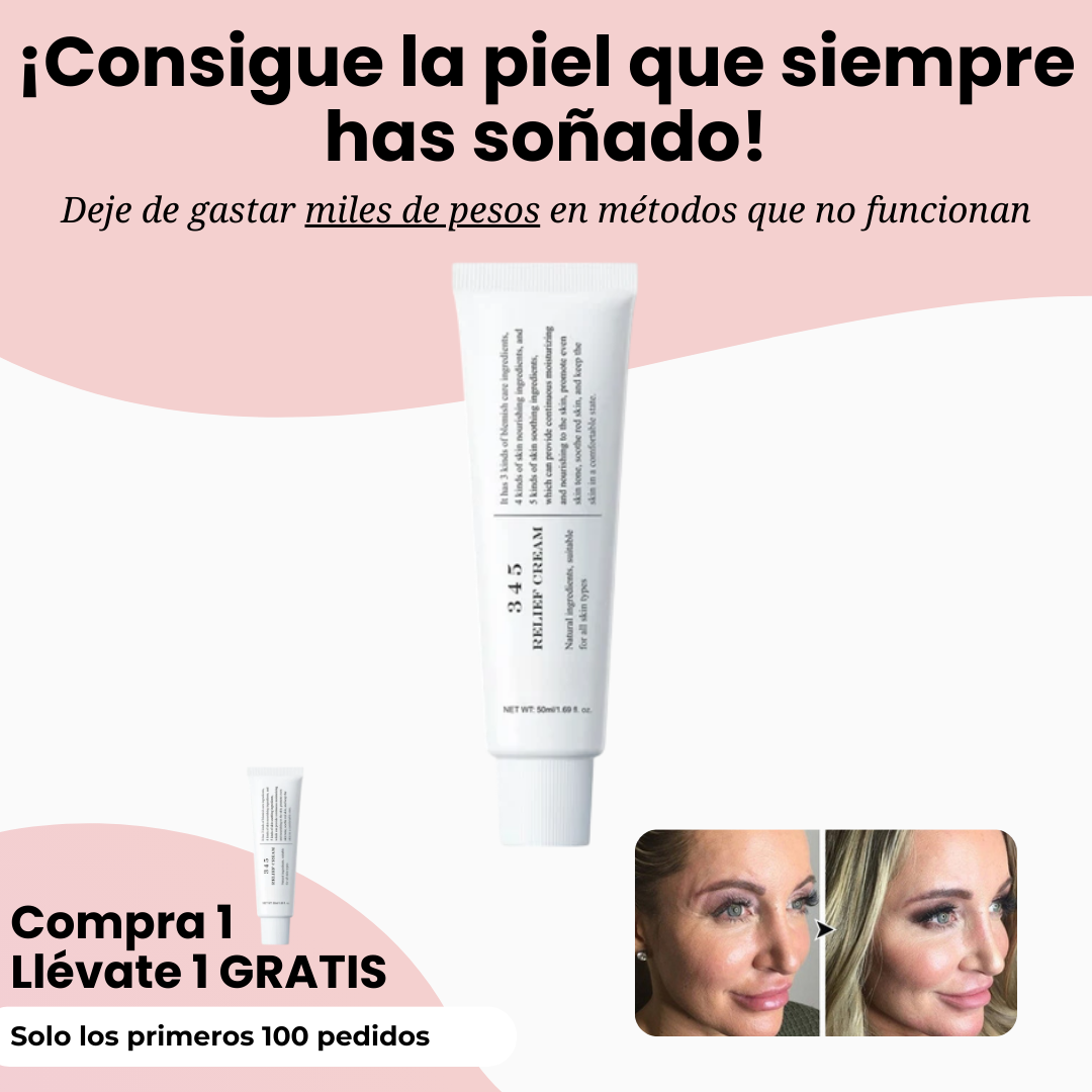 Crema 345 | Reafirmante y antienvejecimiento