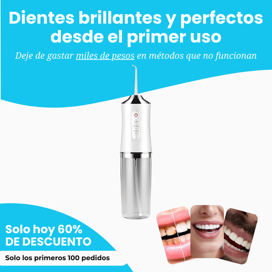 Irrigador Portátil 4 En 1 HidroDent - Sonrisa Perfecta Sin Dolor