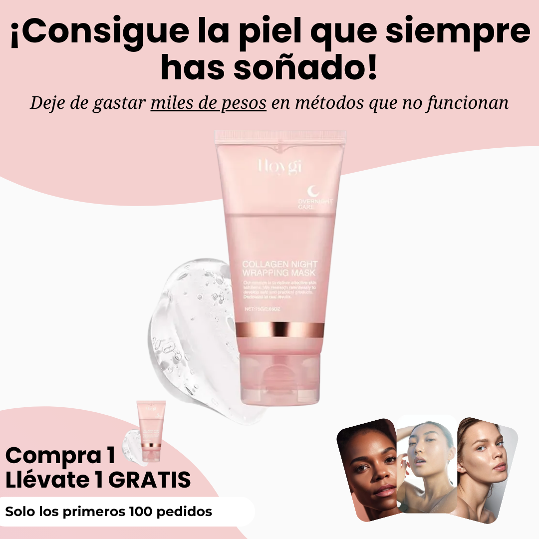 HOYGI Mascarilla facial de colágeno