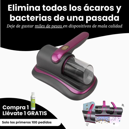 Limpiador de Ácaros | Elimina los ácaros y bacterias de una sola pasada